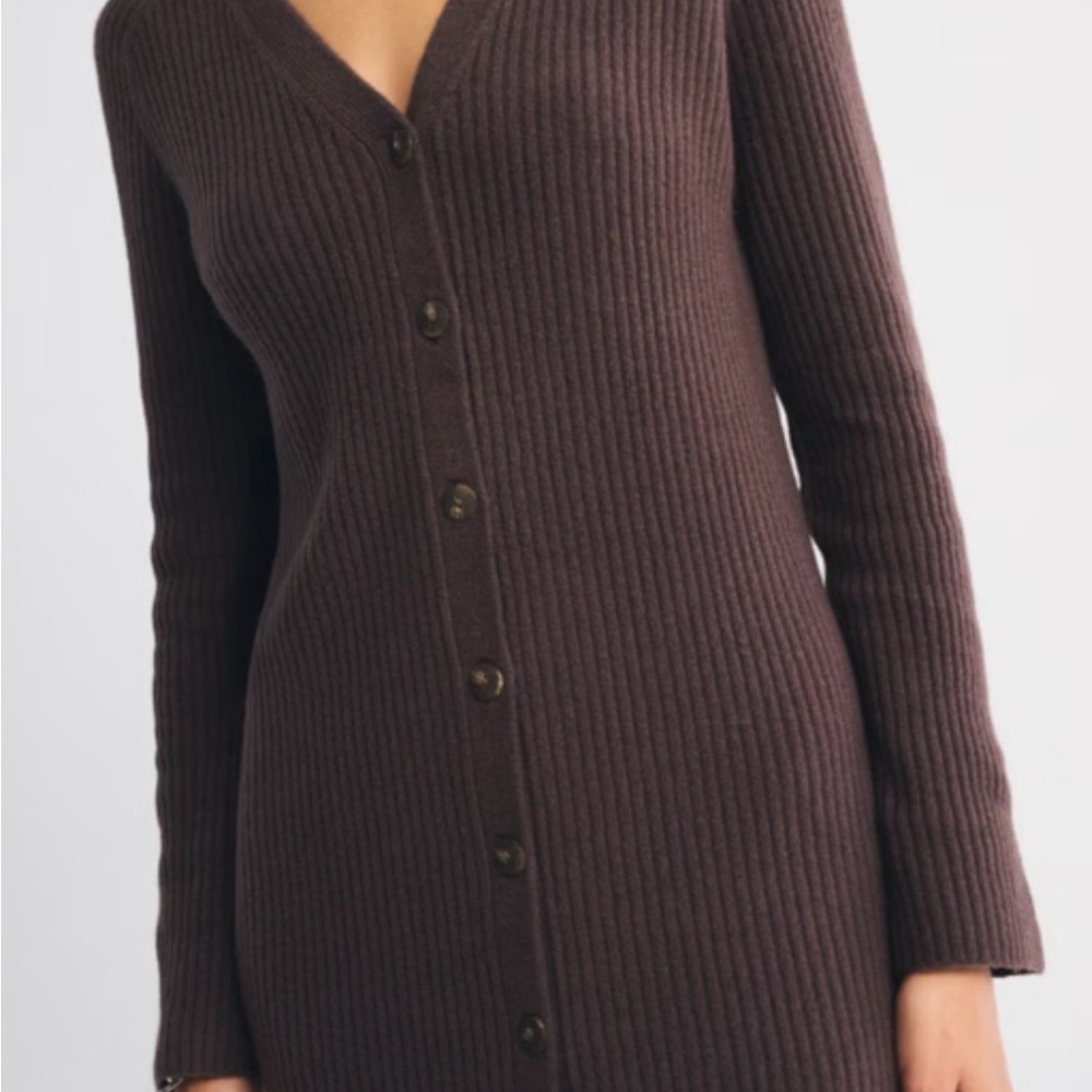 Abercrombie Duster Maxi Sweater Dress